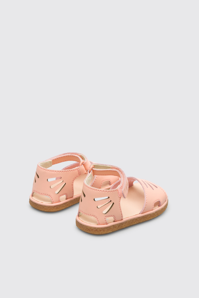 Back view of Miko Pink sandal for girls
