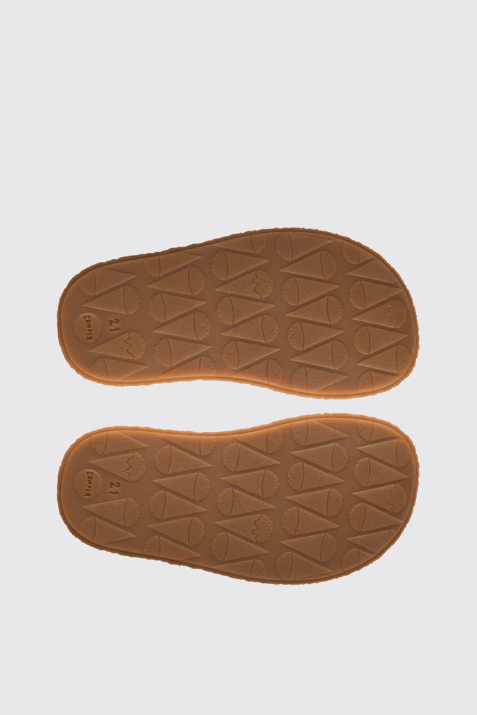 The sole of Twins Beige Sandals for Kids