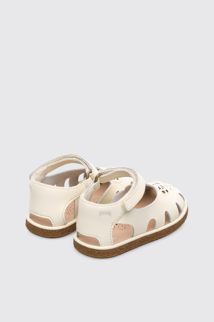 Back view of Twins Beige Sandals for Kids