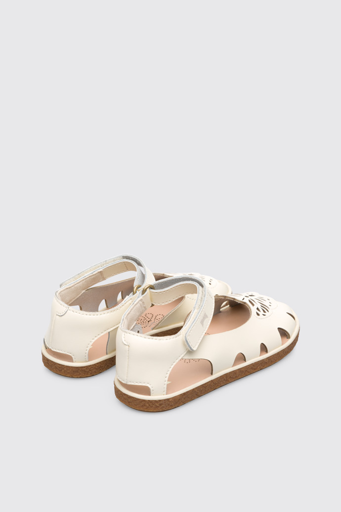 Back view of Twins Beige Sandals for Kids