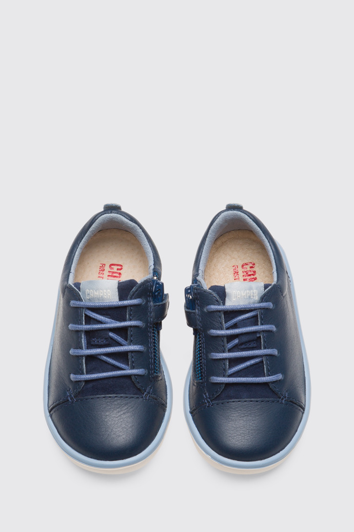 Overhead view of Pursuit Blue Sneakers for Kids