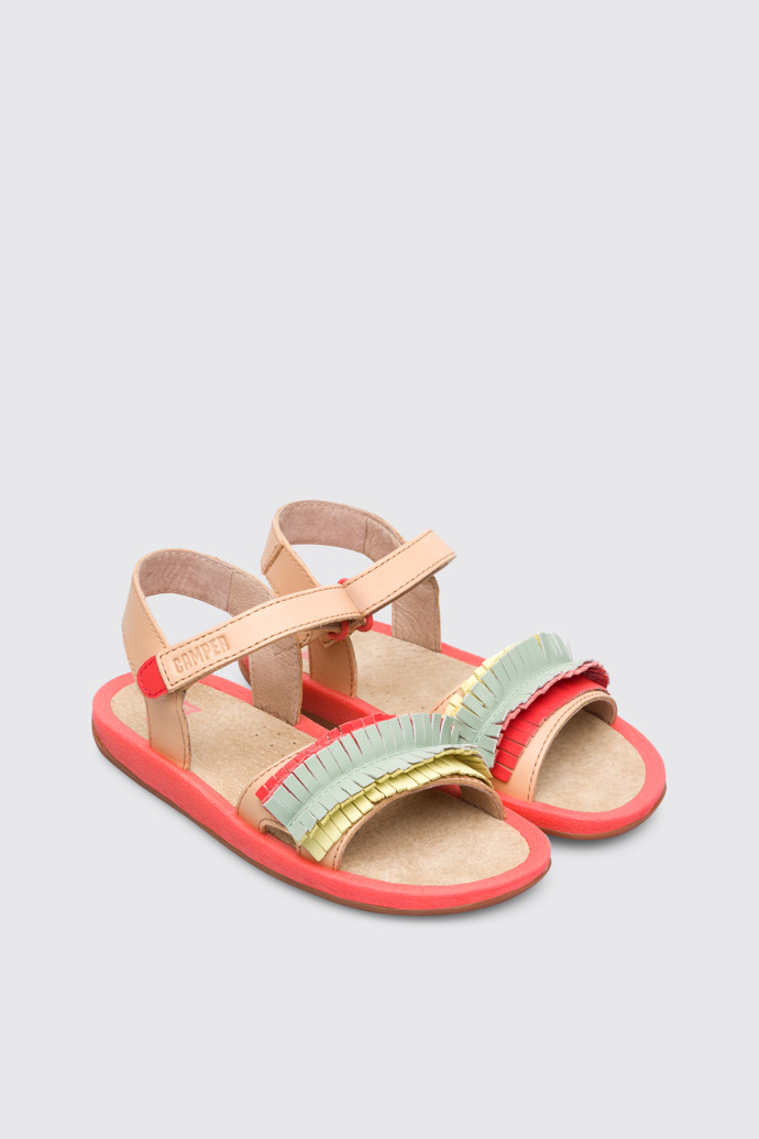 Front view of Twins Multicolor Sandals for Kids