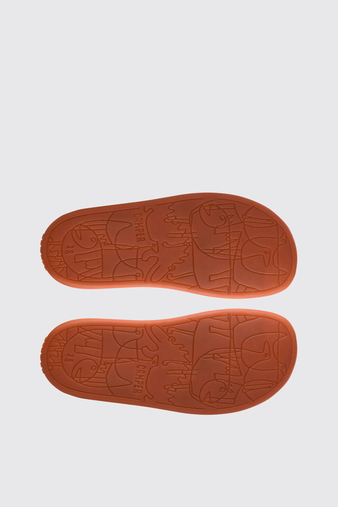 The sole of Twins Multicolor Sandals for Kids