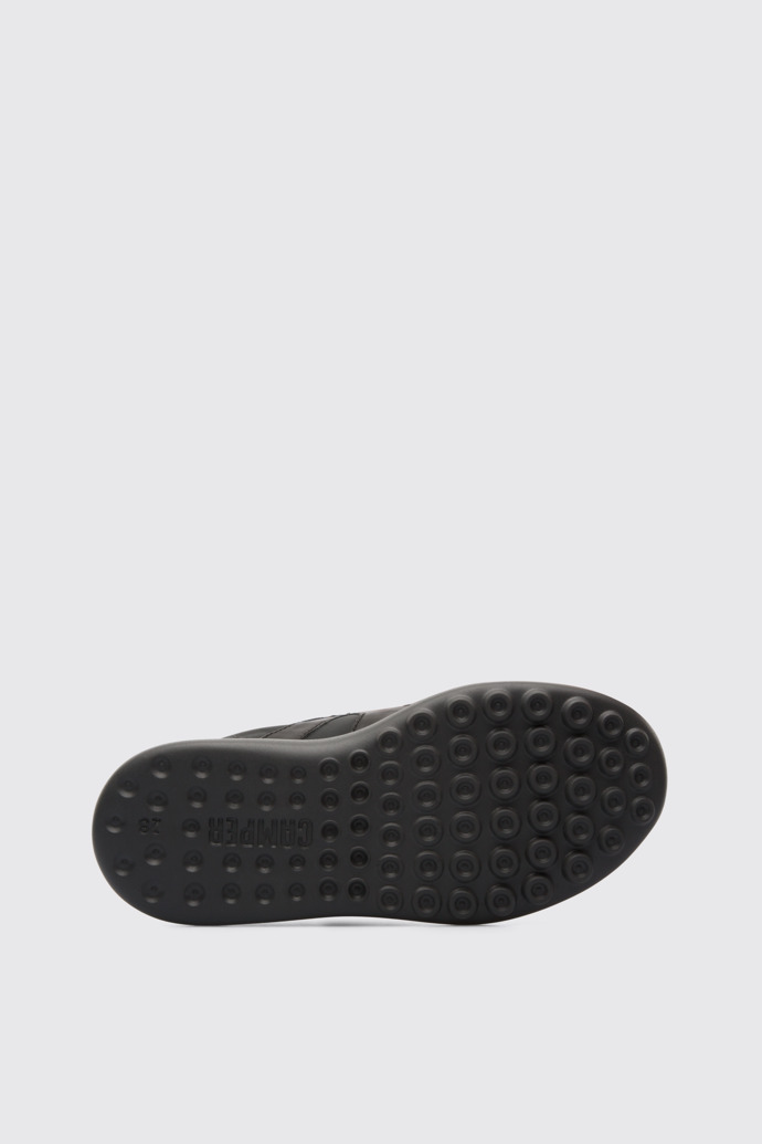 The sole of Driftie Black Sneakers for Kids