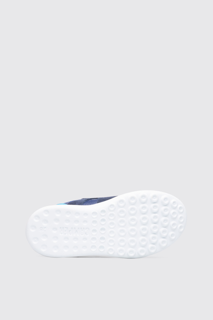 The sole of Driftie Blue kids’ sneaker