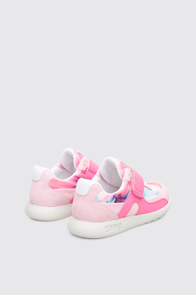 Back view of Driftie Pink kids’ sneaker