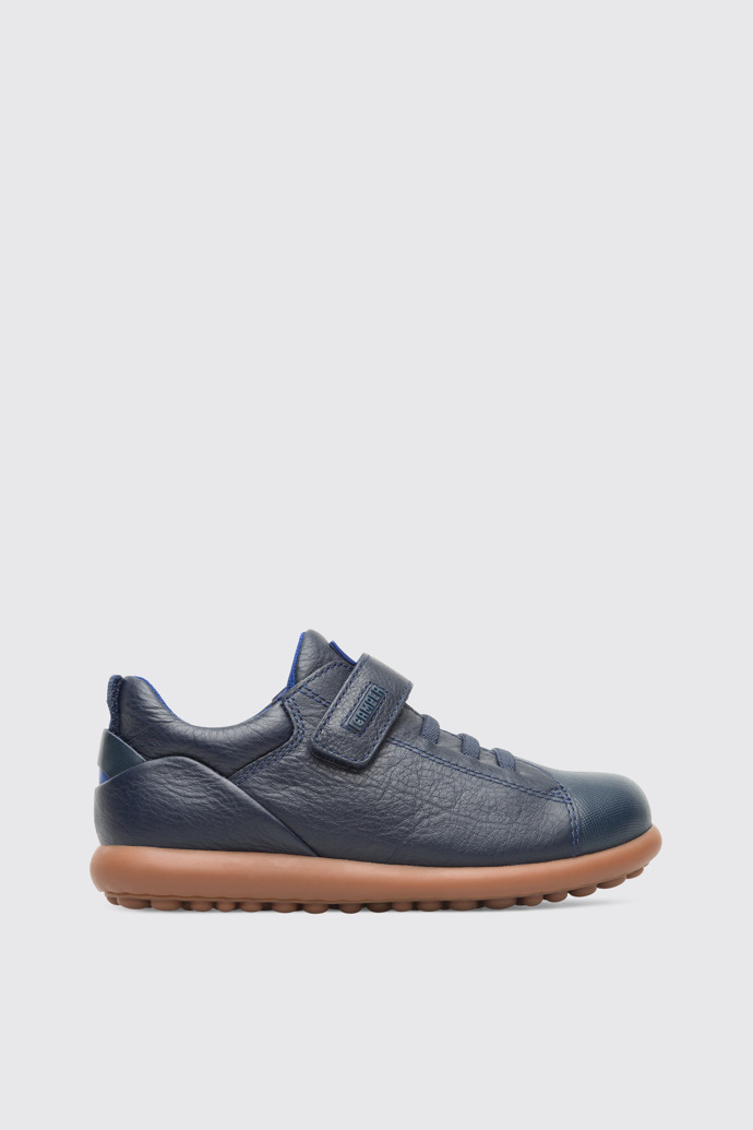 Side view of Pelotas Blue Sneakers for Kids