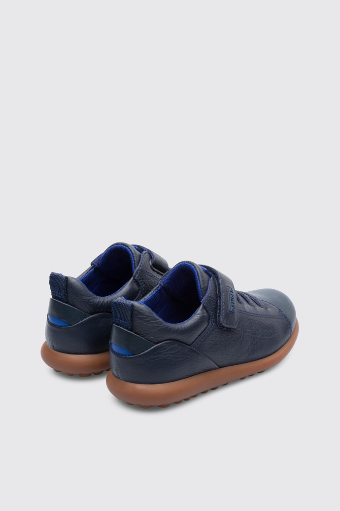 Back view of Pelotas Blue Sneakers for Kids