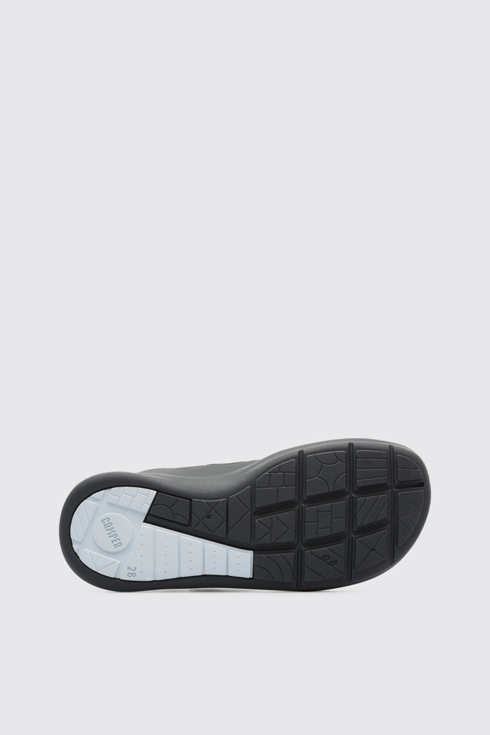 The sole of Ergo Black Sneakers for Kids