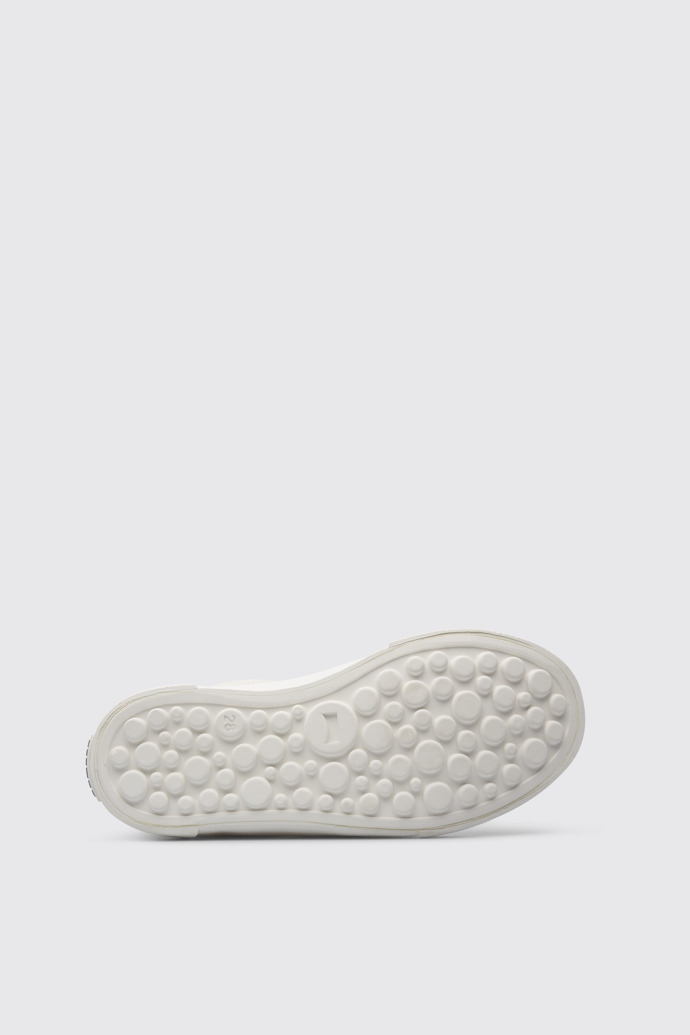 The sole of Pursuit White sneaker for kids
