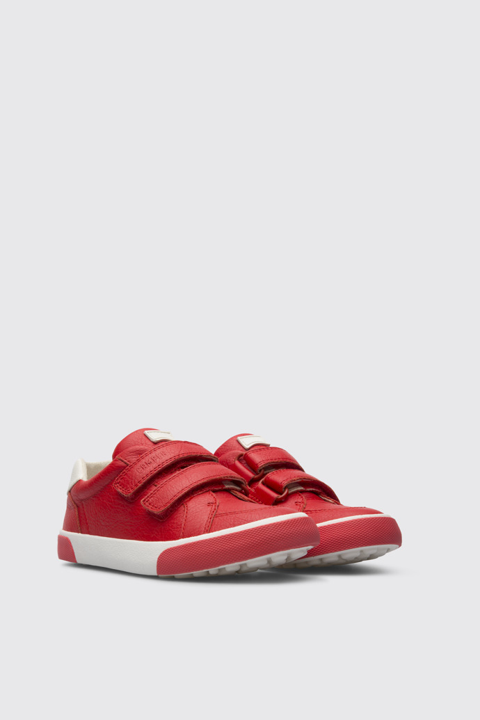 Front view of Pursuit Red sneaker for kids