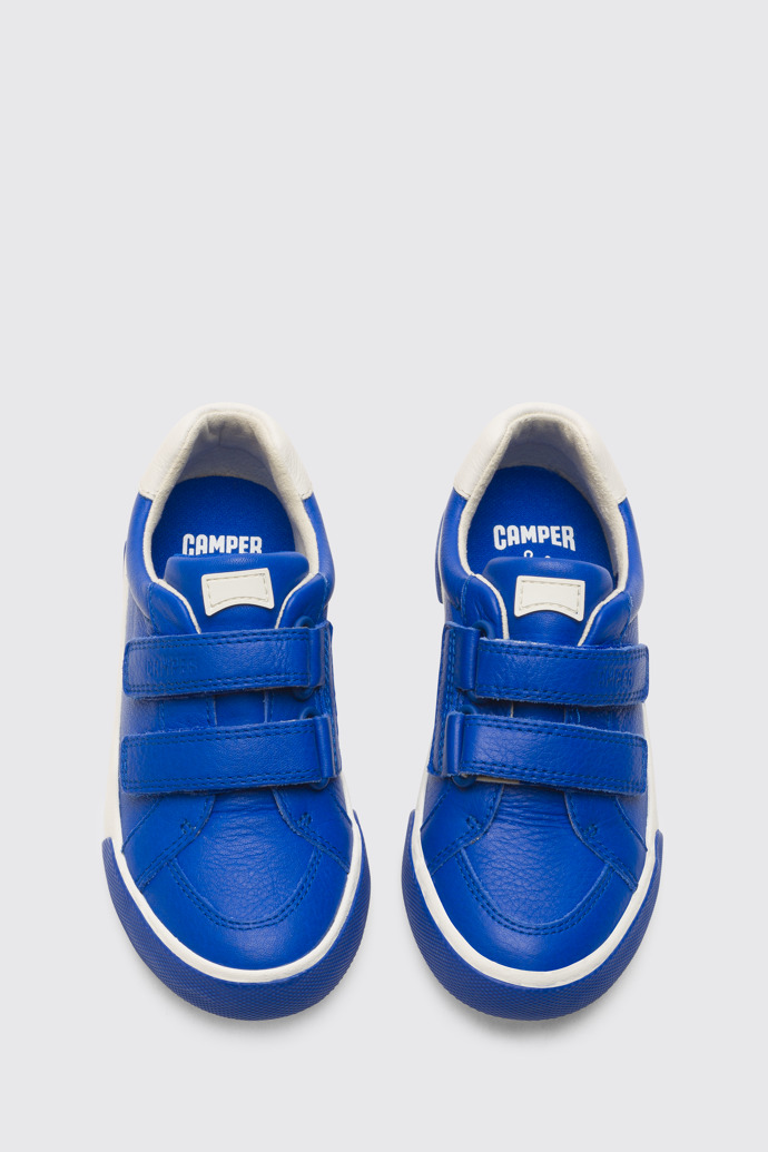 Overhead view of Pursuit Blue sneaker for kids