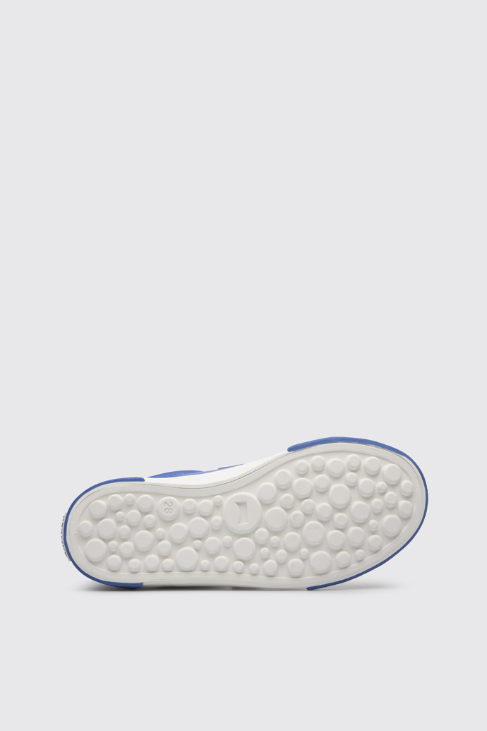 The sole of Pursuit Blue sneaker for kids