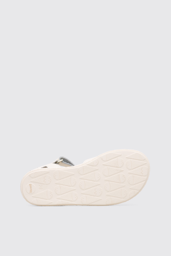 The sole of Miko Cream girl’s sandal