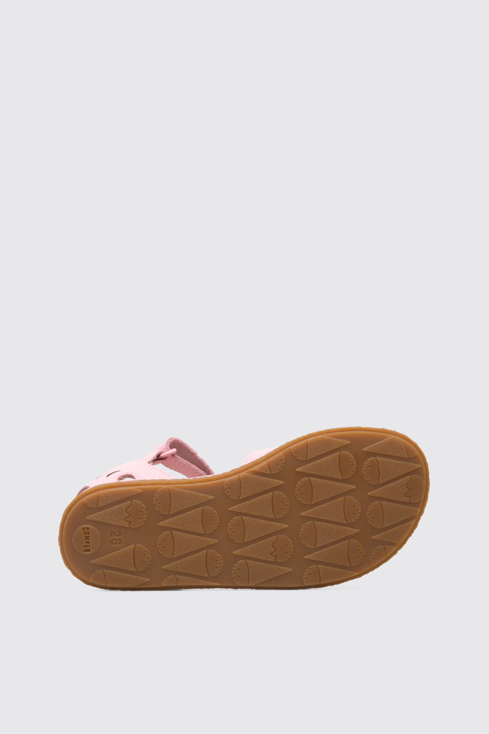 The sole of Miko Pastel pink girl’s sandal