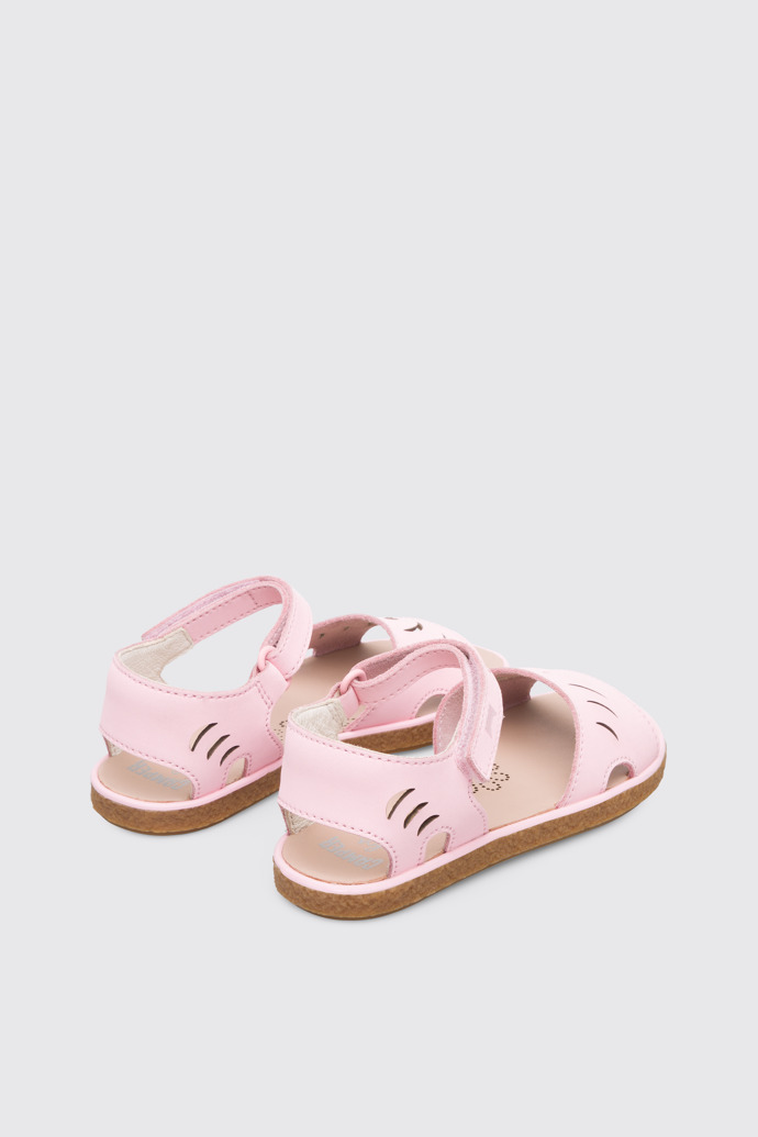 Back view of Miko Pastel pink girl’s sandal