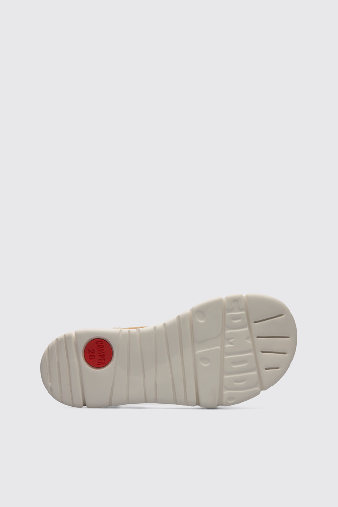The sole of Oruga Multicoloured webbing strap sandal