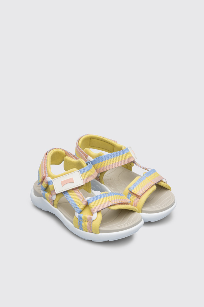Front view of Wous Multicoloured sandal for kids