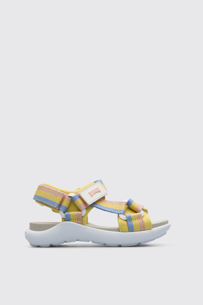 Side view of Wous Multicoloured sandal for kids