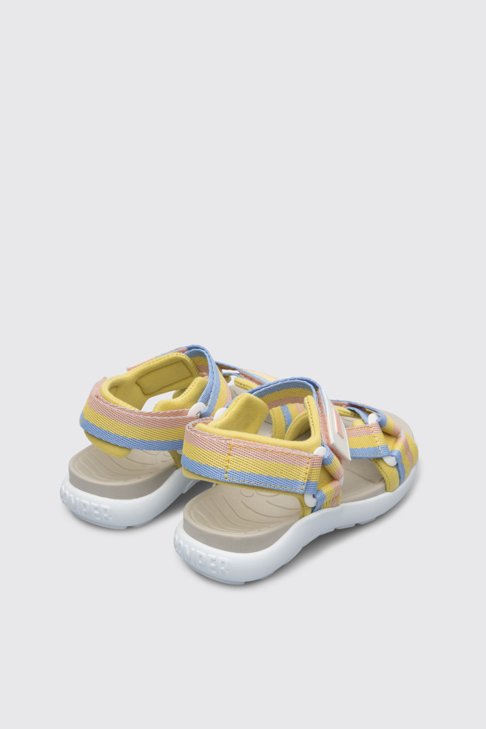 Back view of Wous Multicoloured sandal for kids