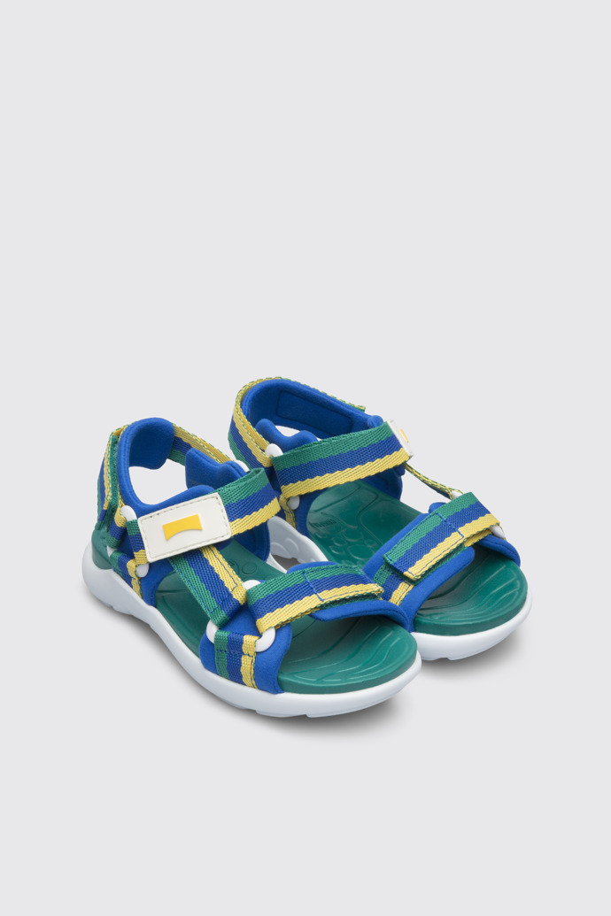 Front view of Wous Multicoloured sandal for boys