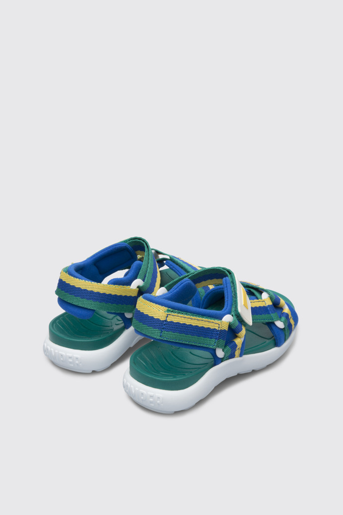 Back view of Wous Multicoloured sandal for boys