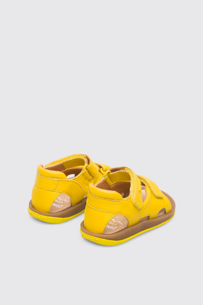 Yellow best sale strappy shoes