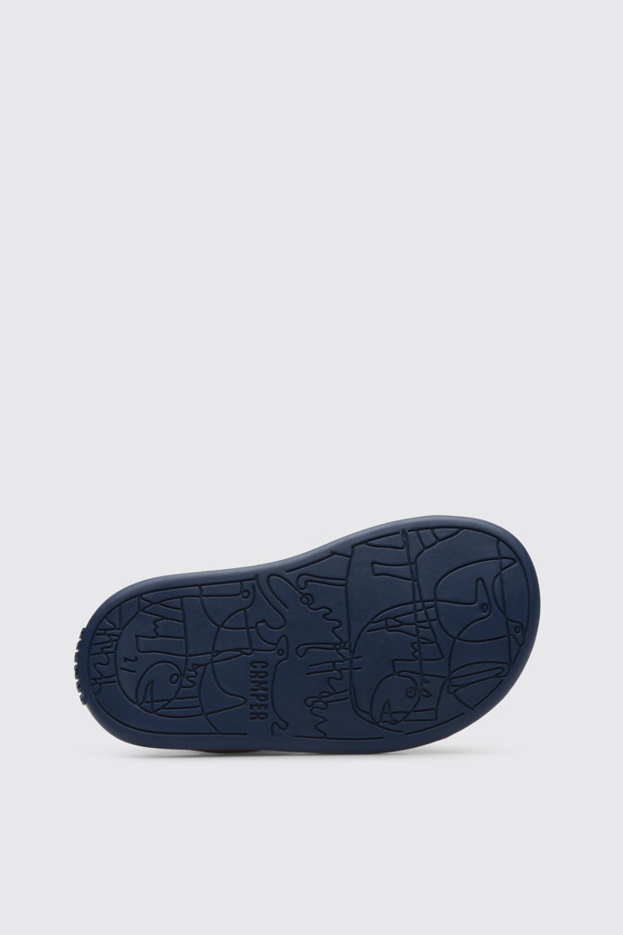 The sole of Bicho Blue sandal for kids