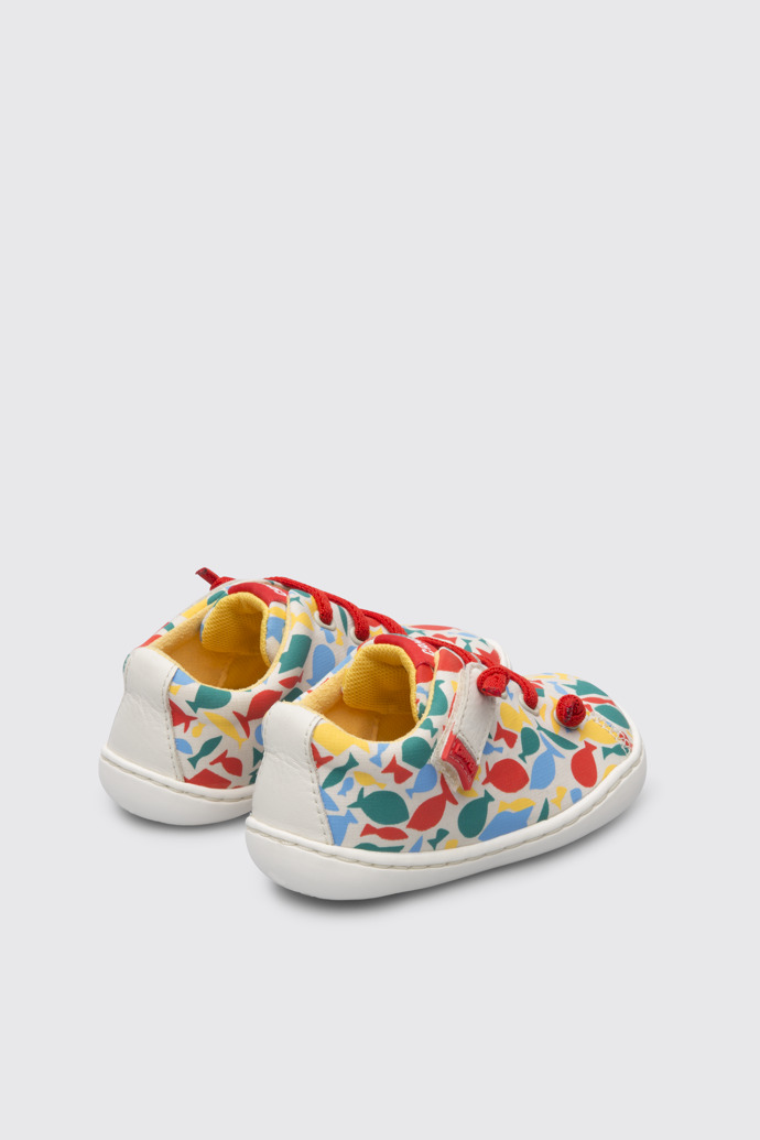 Back view of Peu Multicoloured shoe for kids