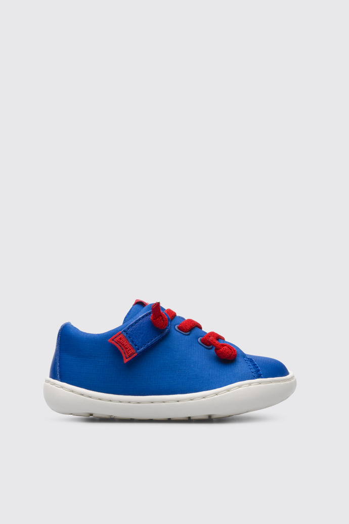 Side view of Peu Blue shoe for kids