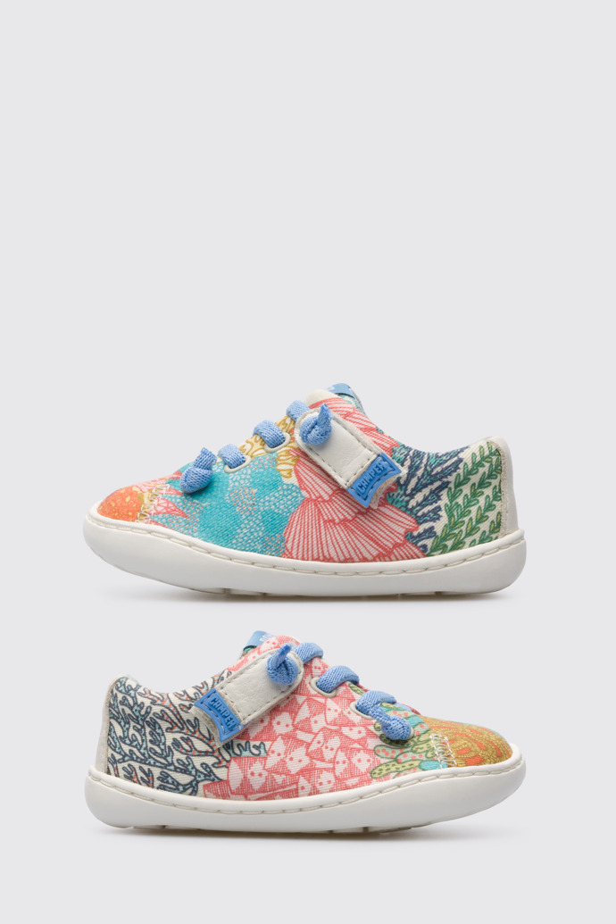 Side view of Twins Multicoloured TWINS shoe for kids