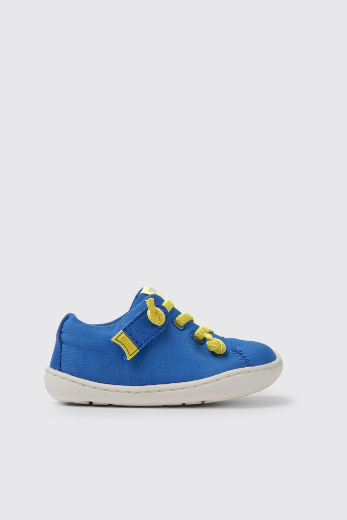Side view of Peu Blue shoes for kids