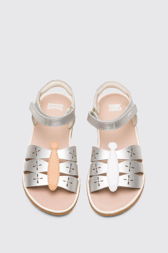 Twins Grey Sandals for Kids - Spring/Summer collection - Camper USA
