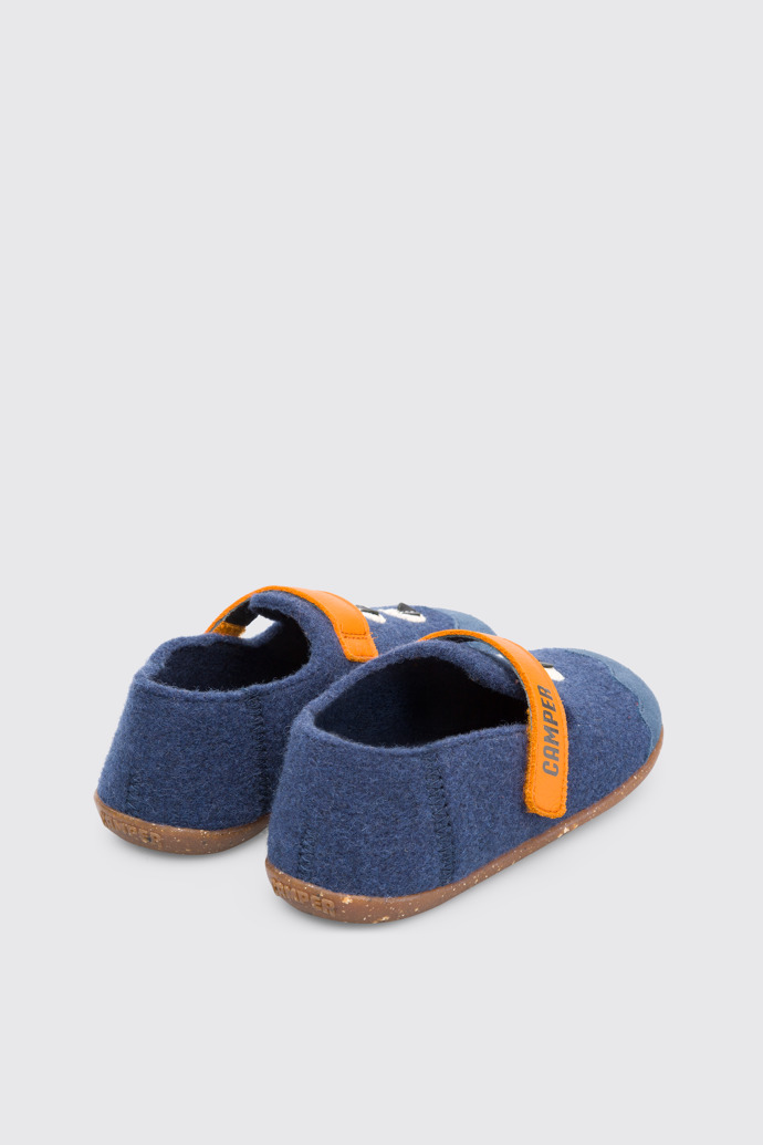 Back view of Twins Blue TWINS slipper for boys
