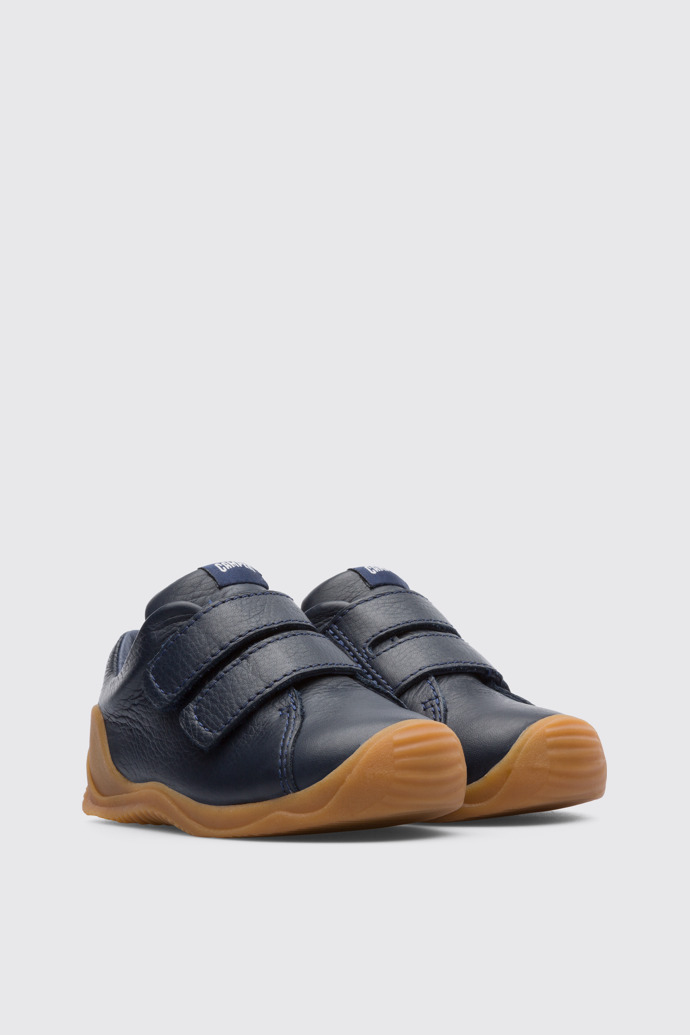 Front view of Dadda Navy sneaker for boys