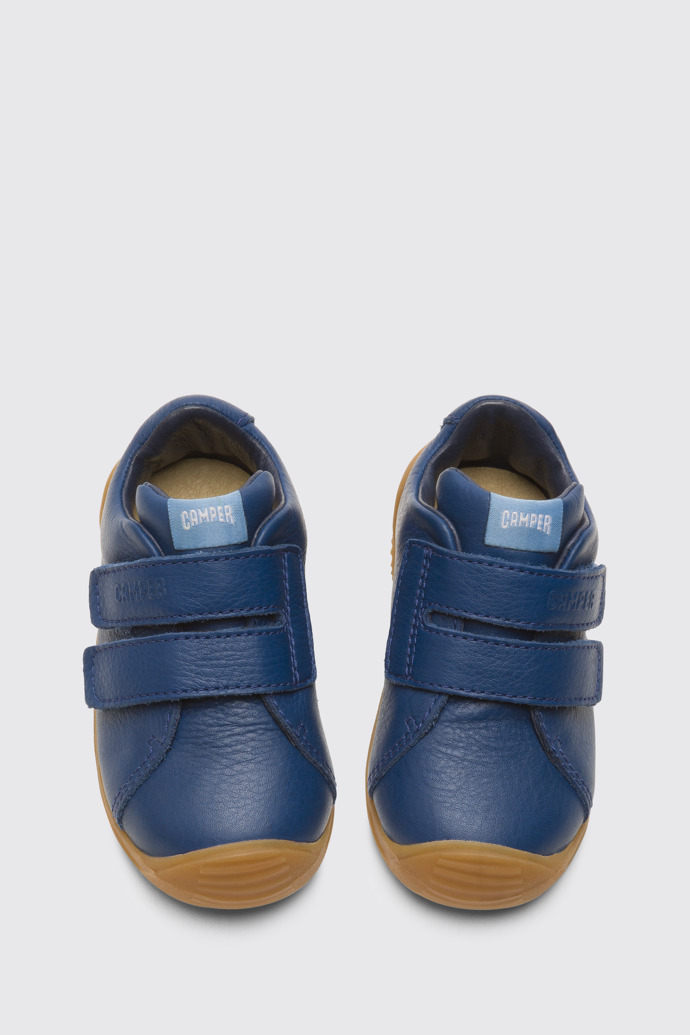 Overhead view of Dadda Blue sneaker for kids