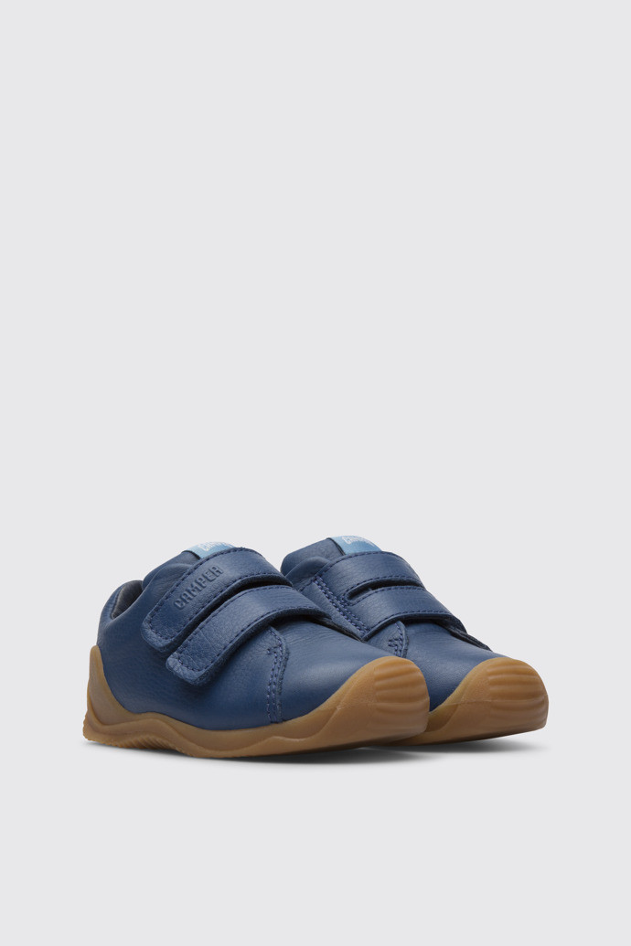 Front view of Dadda Blue sneaker for kids