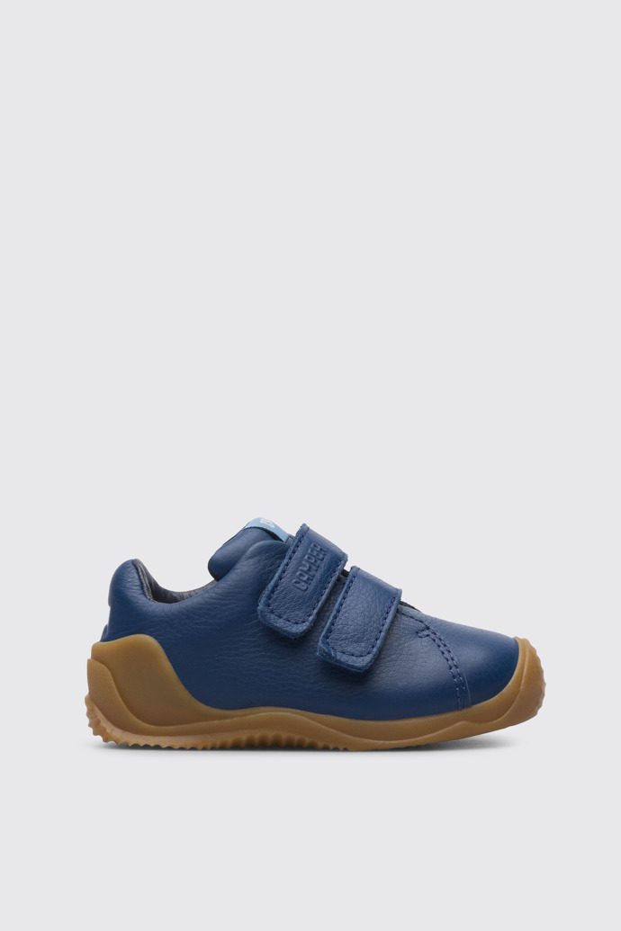 Side view of Dadda Blue sneaker for kids