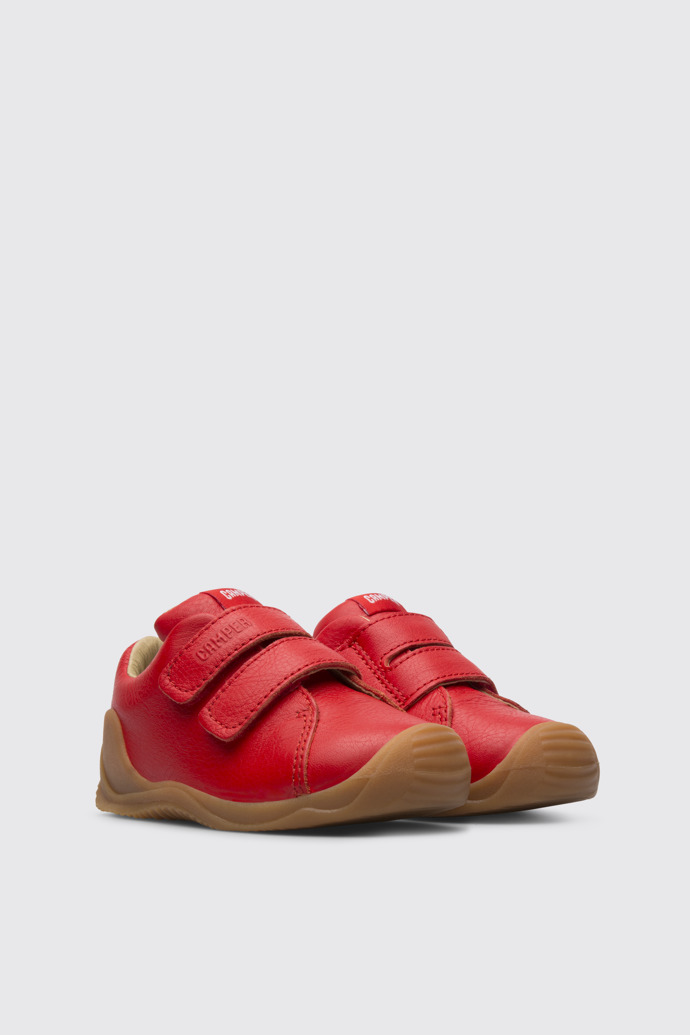 Front view of Dadda Red sneaker for kids
