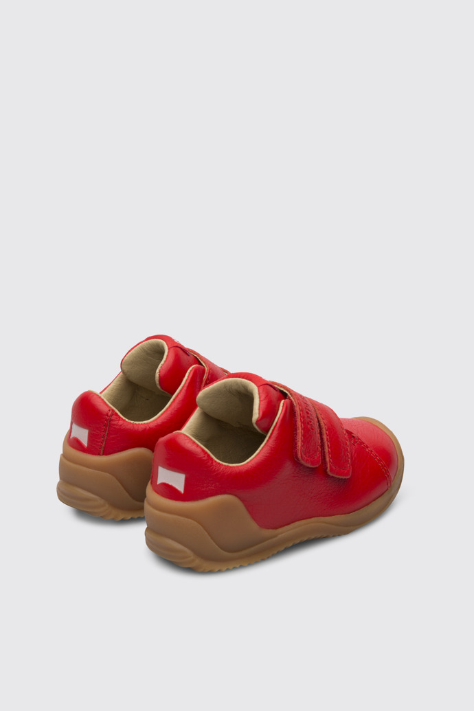 Back view of Dadda Red sneaker for kids