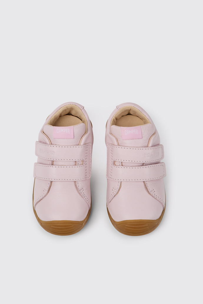 Dadda Sneakers rosas de piel para niños