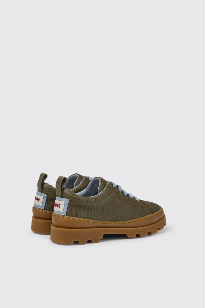 Brutus Zapatos verdes de algodón orgánico para niños