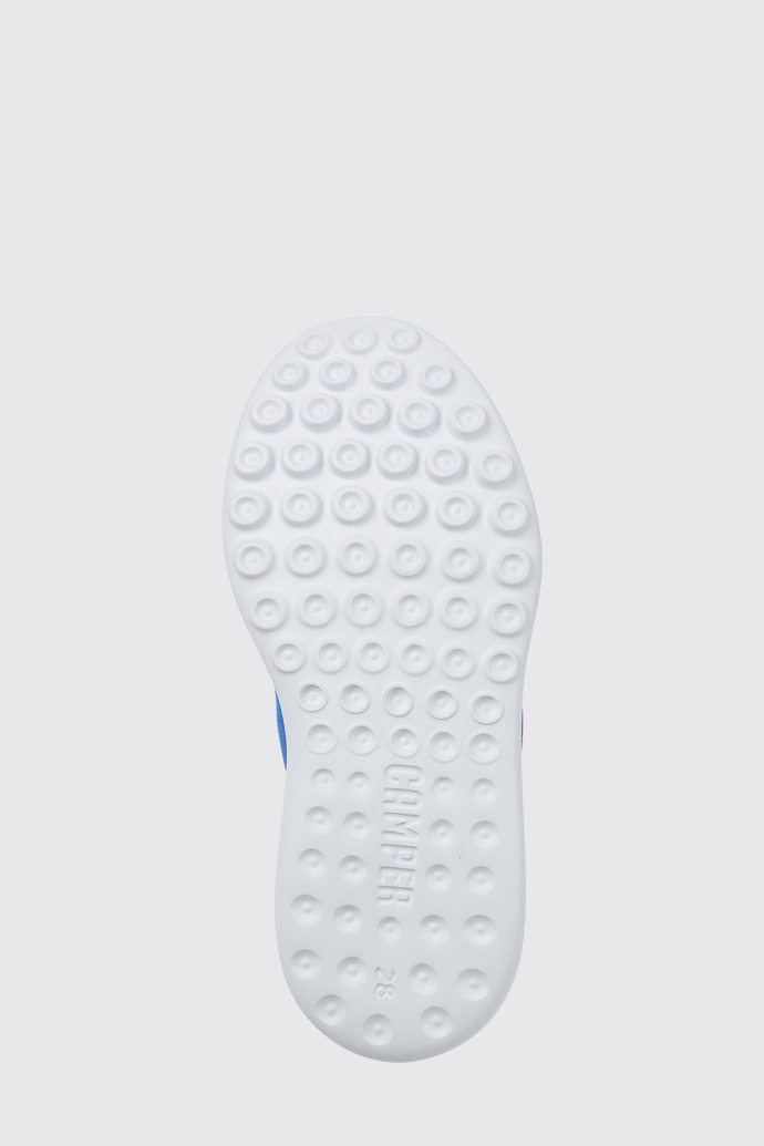 The sole of Driftie Blue sneakers for kids