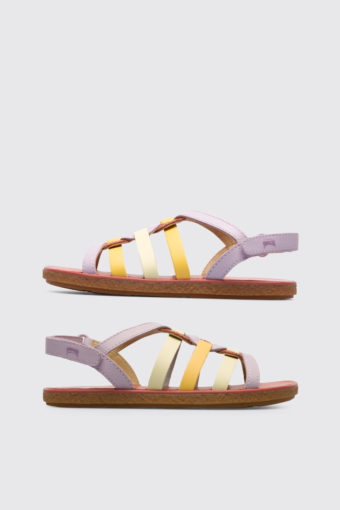Side view of Twins Multicoloured TWINS sandal for girls