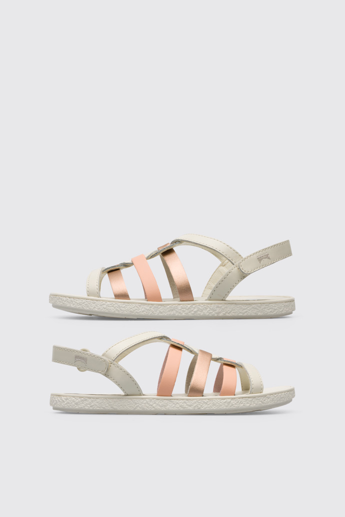 Side view of Twins Multicoloured TWINS sandal for girls