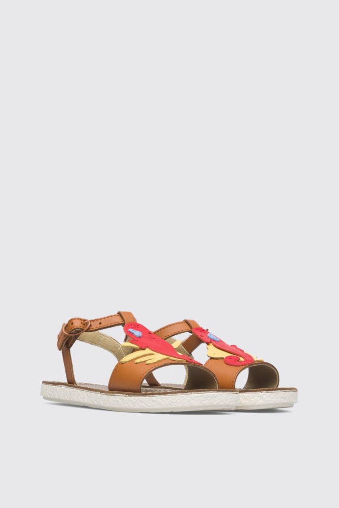 Front view of Twins Multicoloured sandal for girls