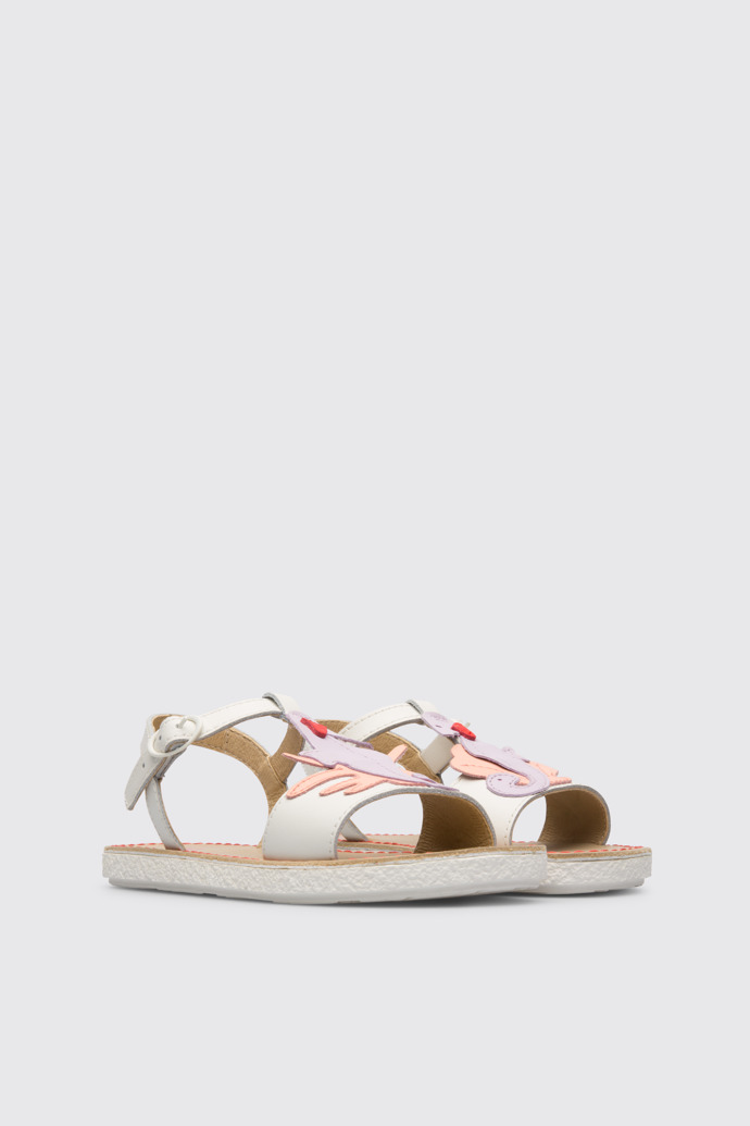 Front view of Twins Multicoloured sandal with for girls