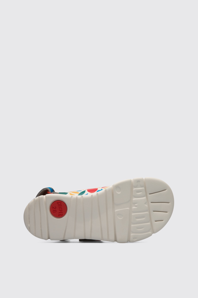 The sole of Oruga Multicoloured sandal for kids