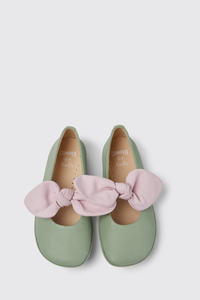 Right Ballerina verde e rosa per bambine