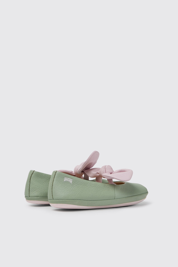 Right Ballerina verde e rosa per bambine